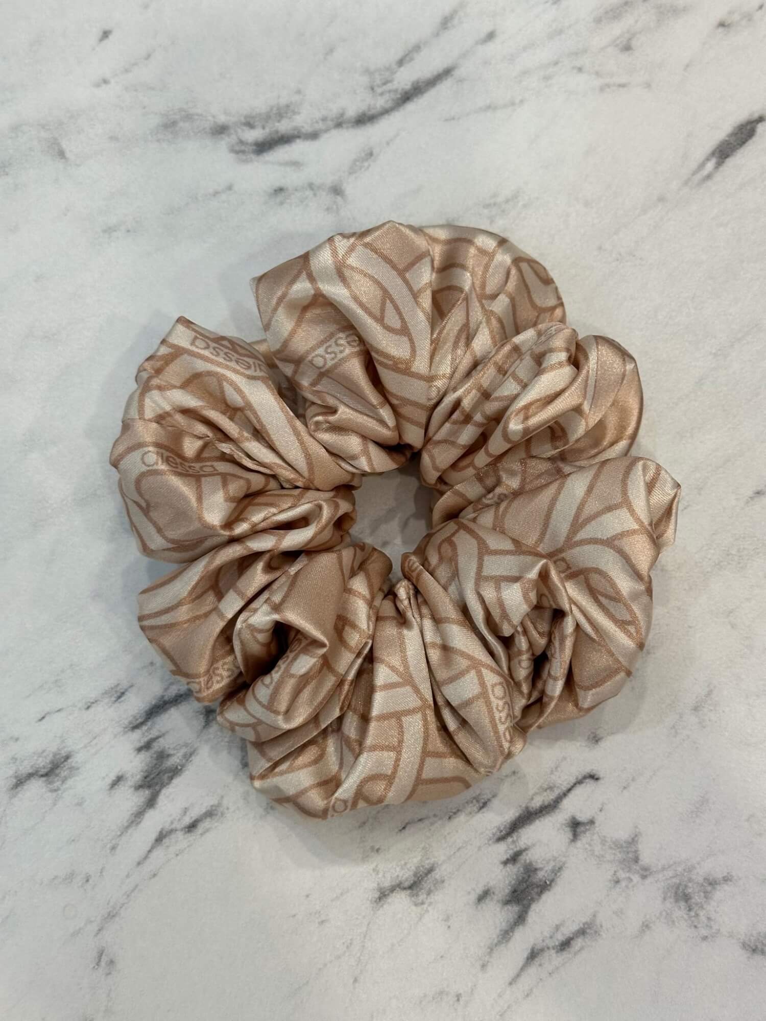 Over The Rainbow Scrunchie μεγάλο - Luxury Nude - Εικόνα 12