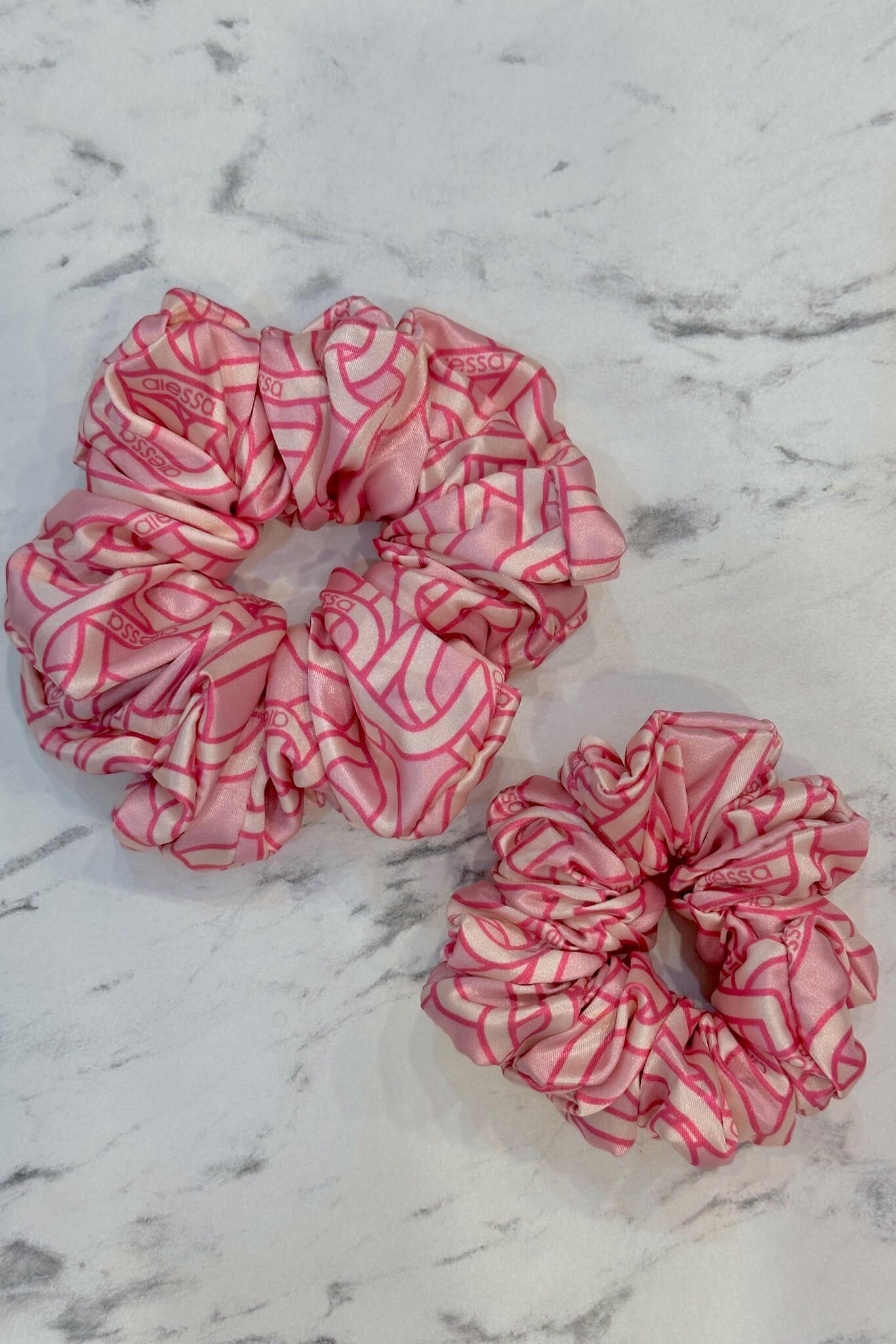 Over The Rainbow Scrunchie μικρό - Luxury Pink - Εικόνα 5