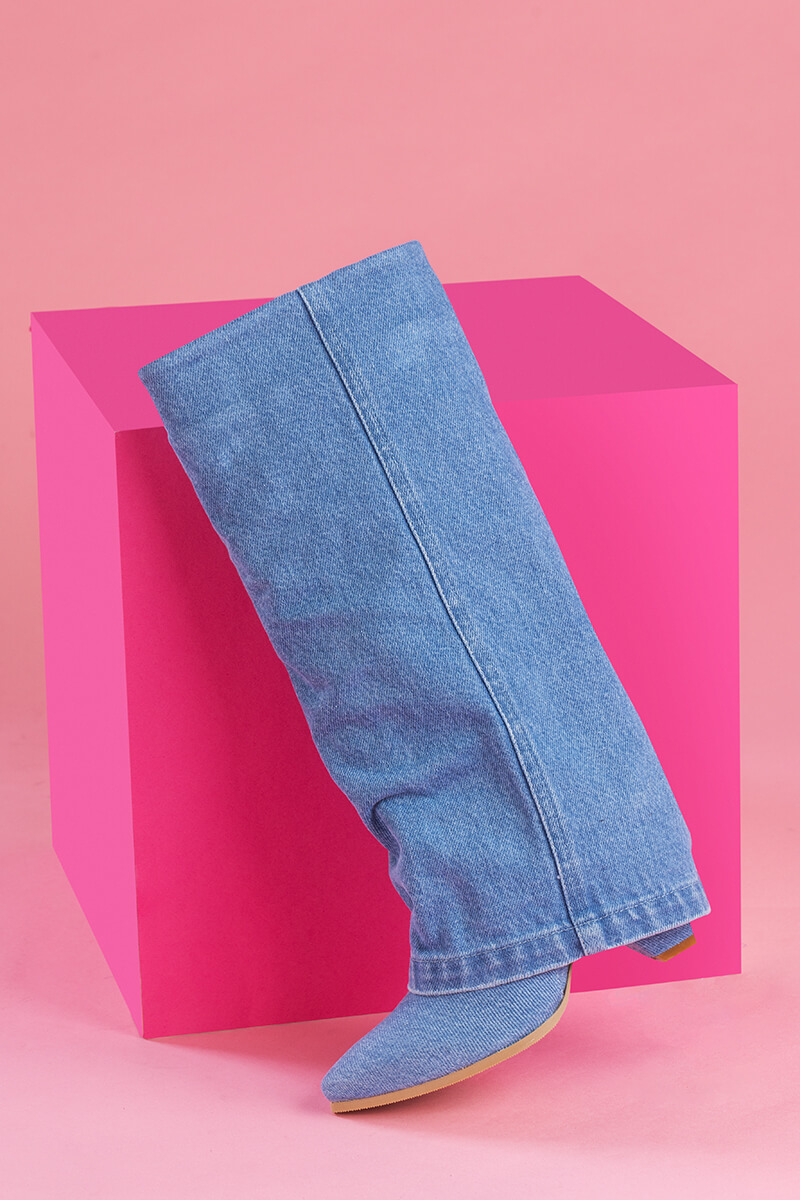 Strut Perfection Μπότες - Denim - Εικόνα 30