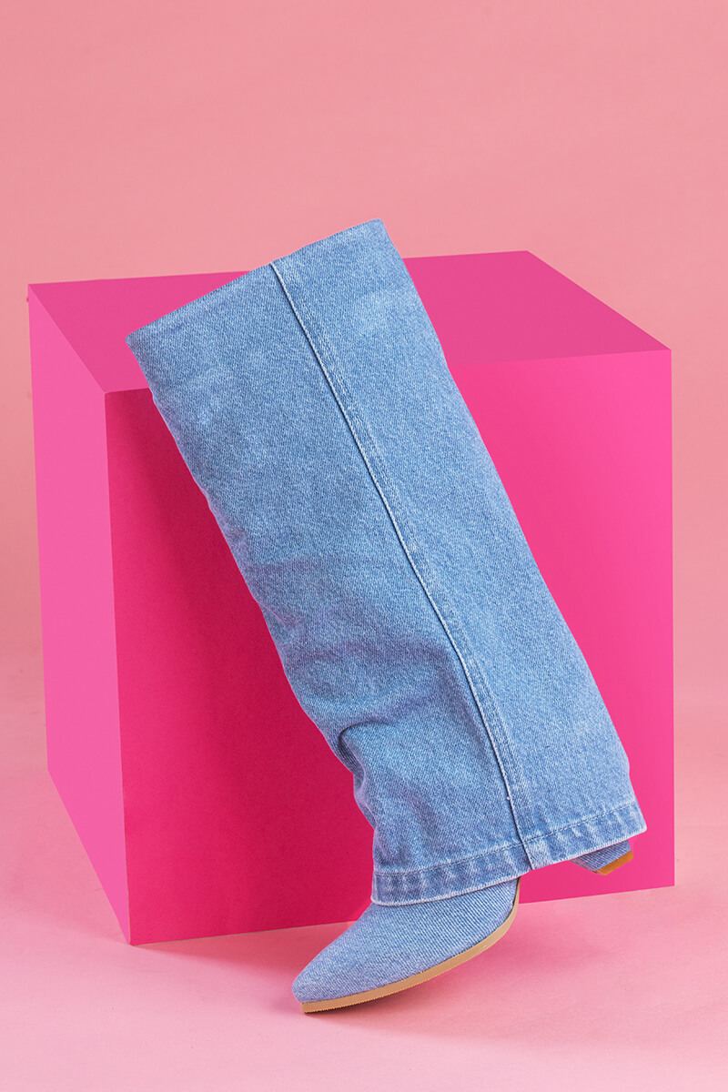 Strut Perfection Μπότες - Light Denim - Εικόνα 8