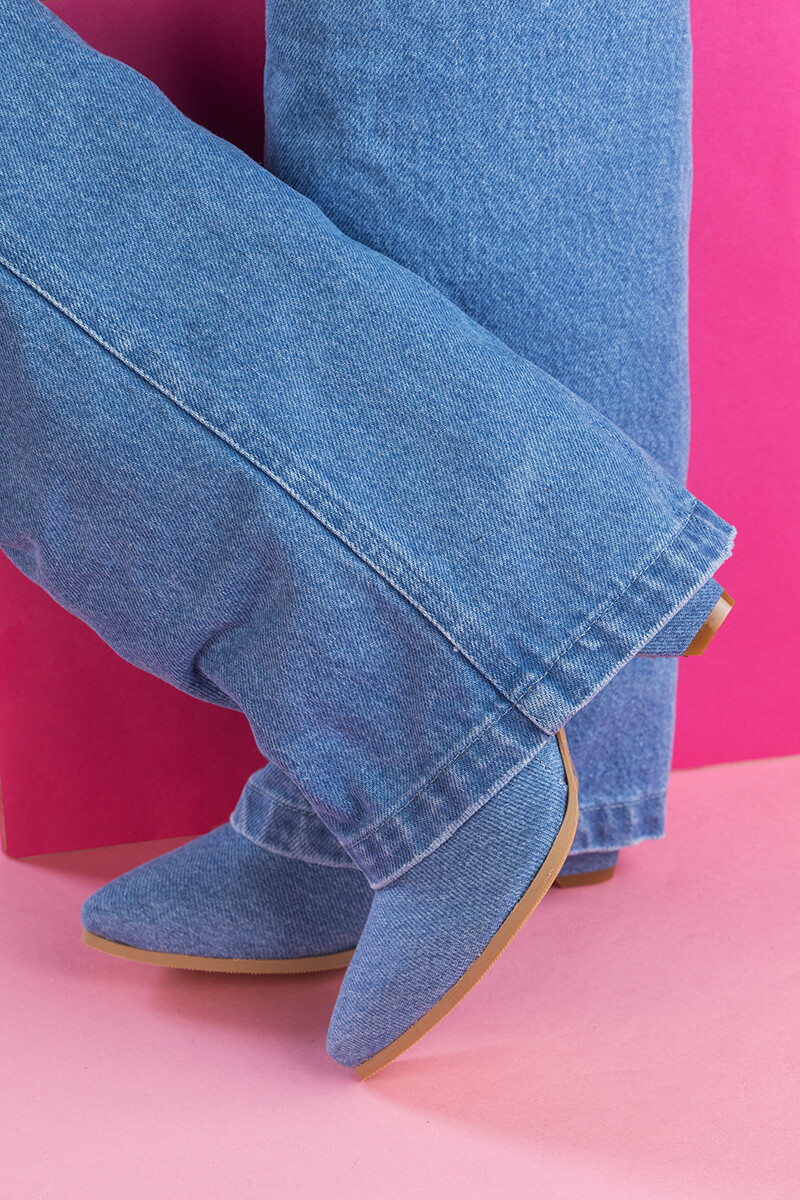 Strut Perfection Μπότες - Denim - Εικόνα 18