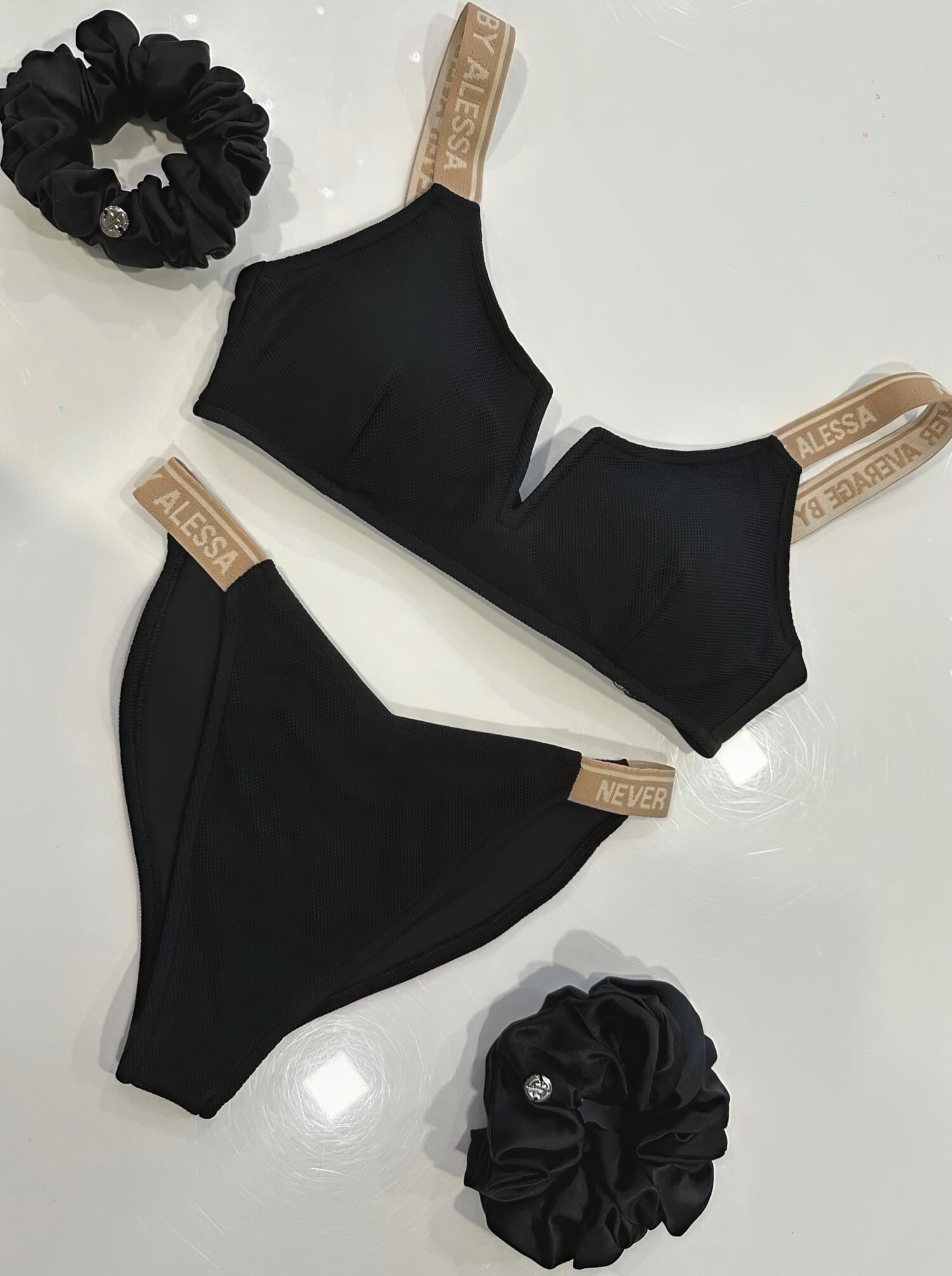 Palm Springs Chic Μαγιό Μπικίνι Χαμηλόμεσο - Black - Εικόνα 14