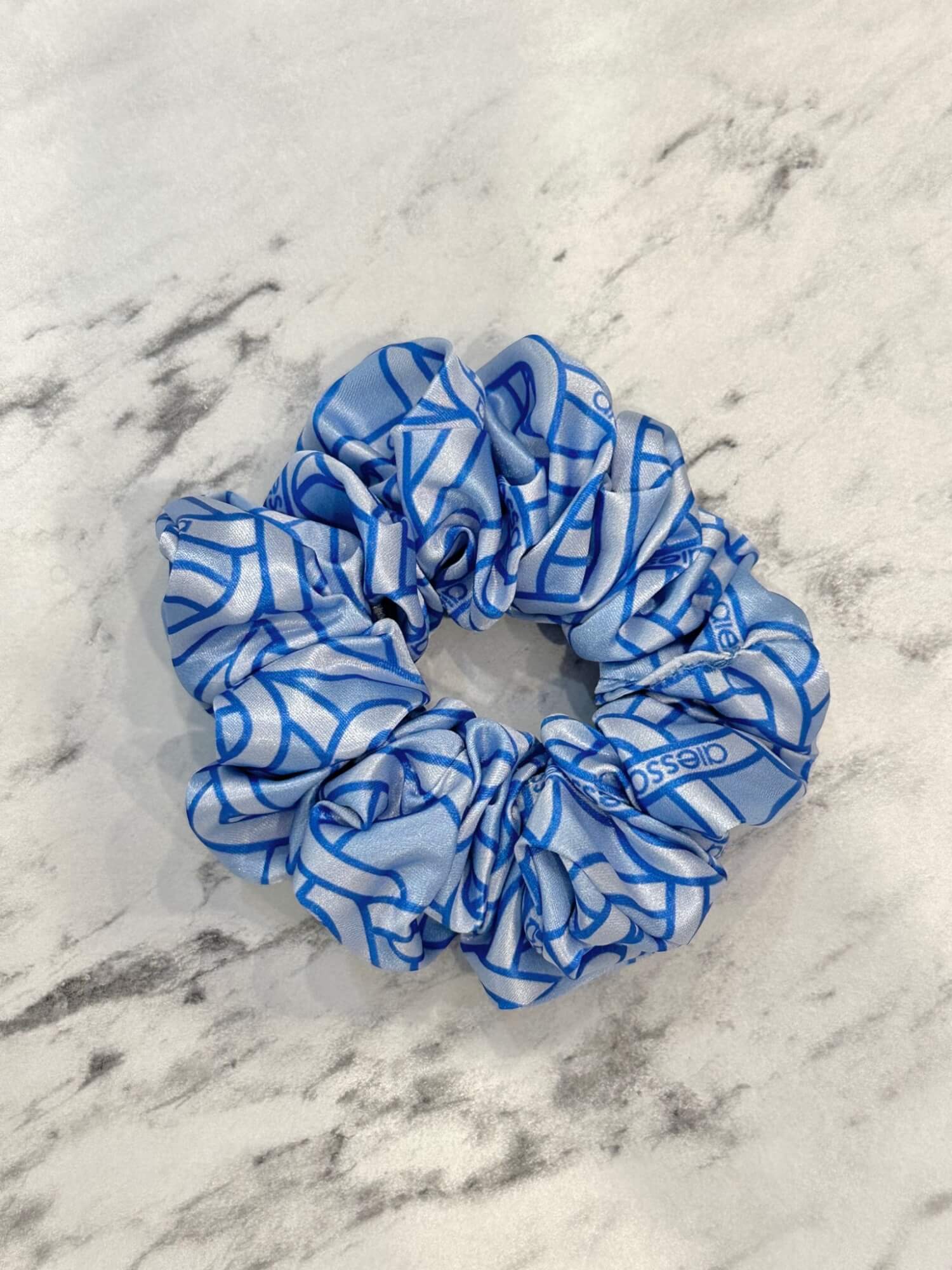 Over The Rainbow Scrunchie μικρό - Luxury Blue - Εικόνα 6