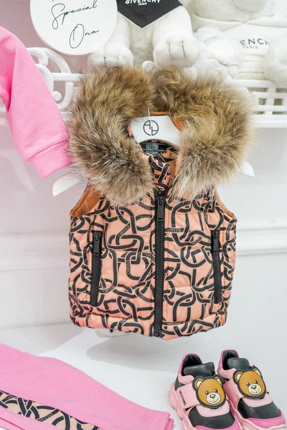 Fluffy Dreams Mini Γιλέκο με Φυσική Τρίχα - Luxury - Εικόνα 22