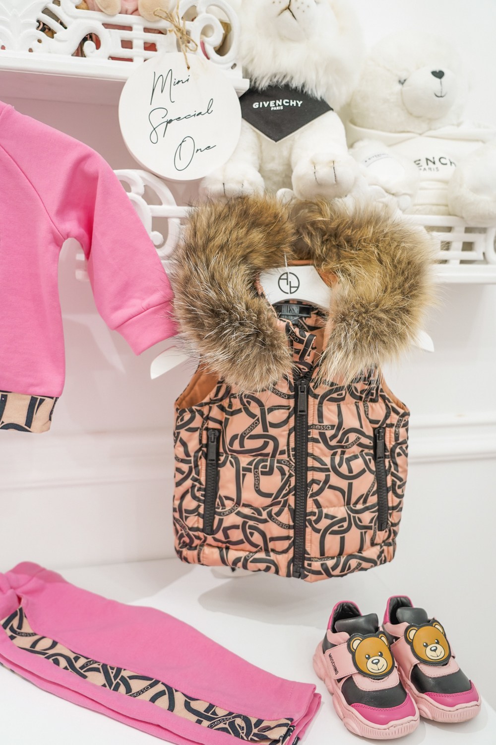 Fluffy Dreams Mini Γιλέκο με Φυσική Τρίχα - Luxury - Εικόνα 21