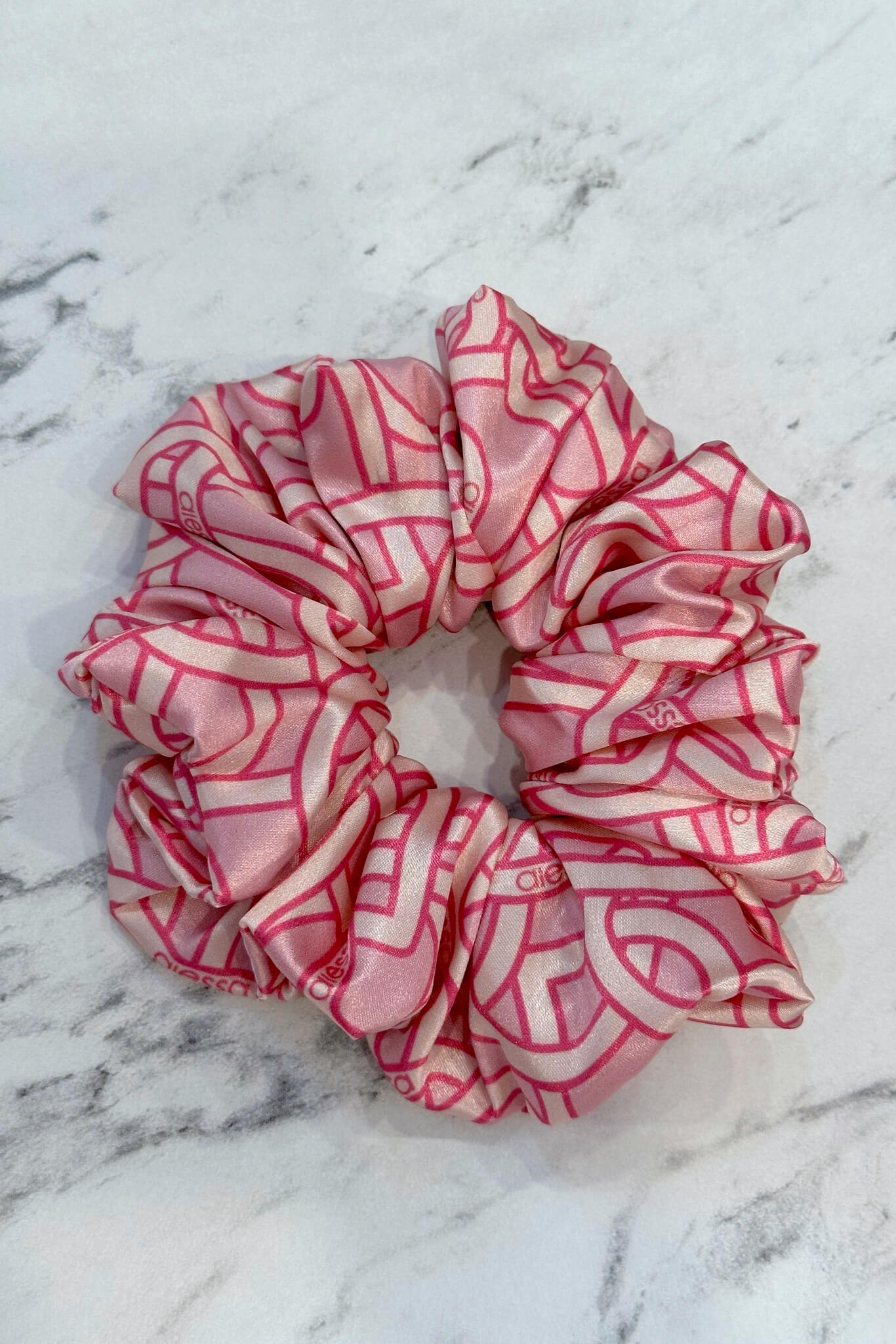 Over The Rainbow Scrunchie μεγάλο - Luxury Pink - Εικόνα 12