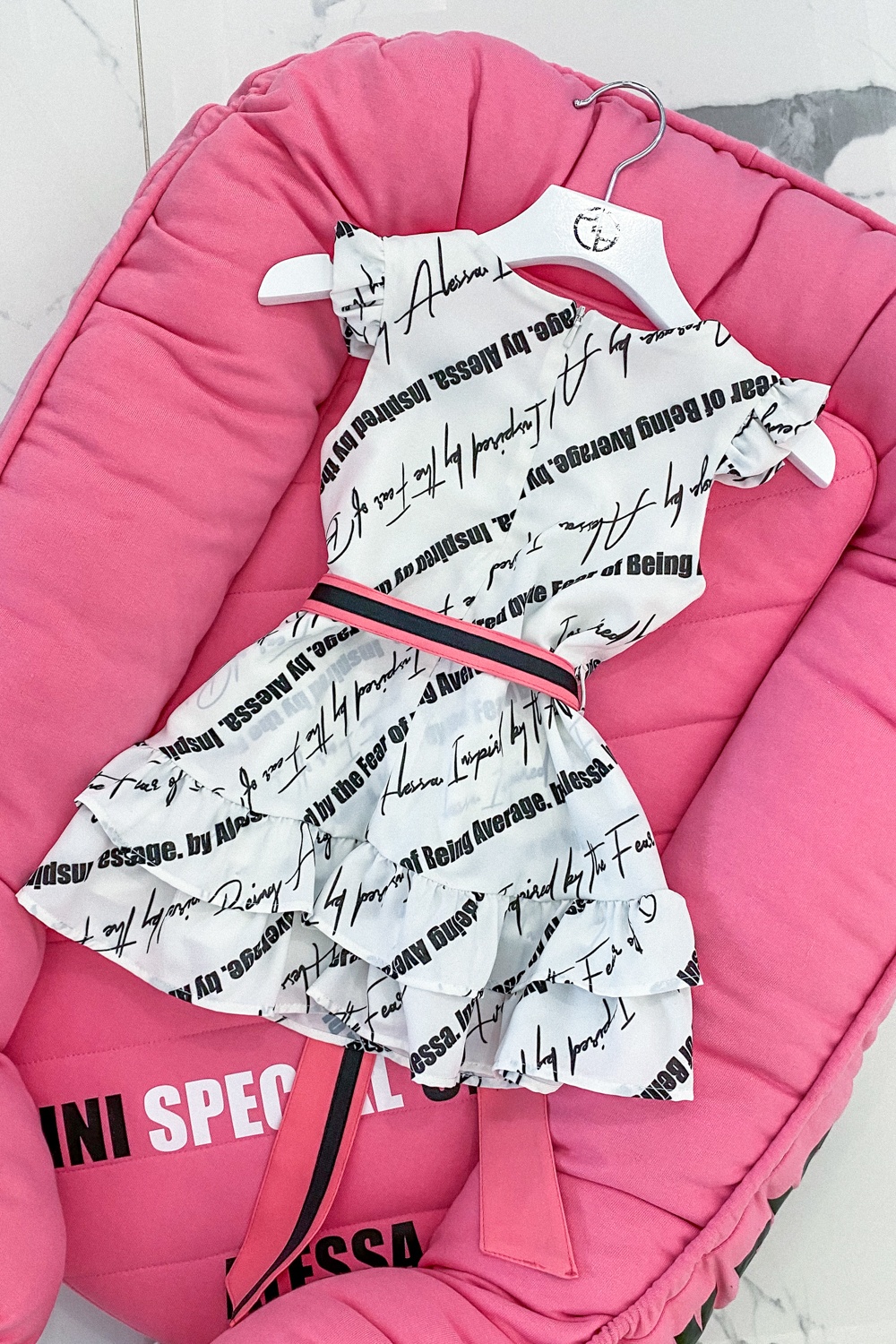 Big Reputation mini Ruffles Φόρεμα - Εικόνα 7