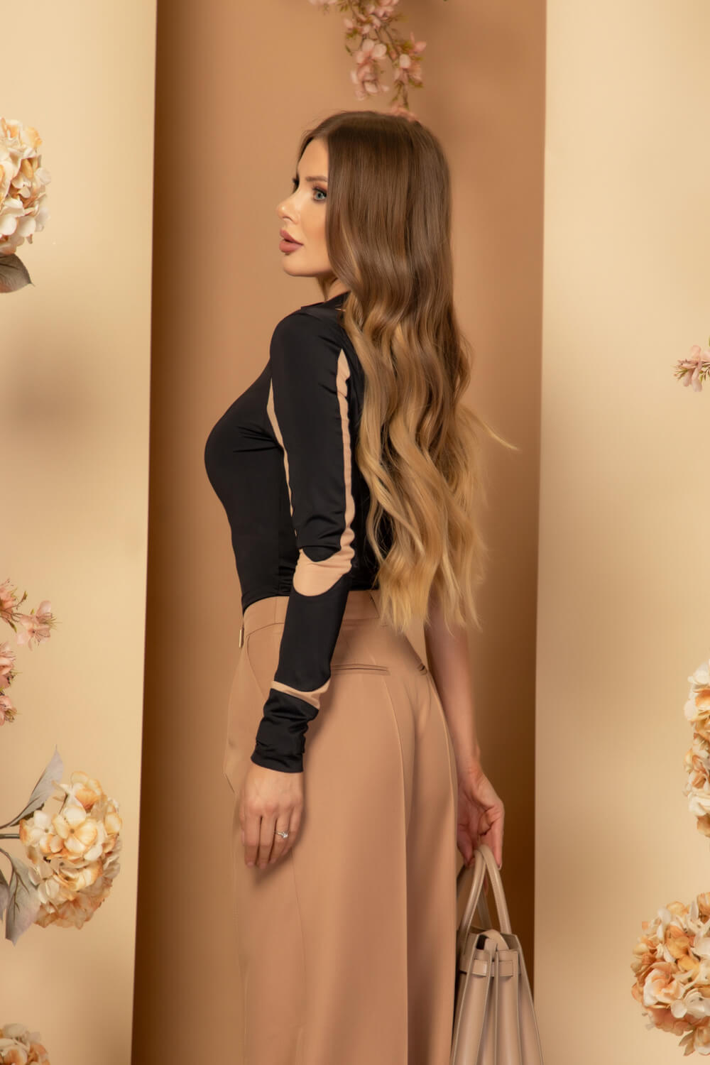 Style Seductress Μπλούζα Με Ένα Μανίκι - Black - Εικόνα 10