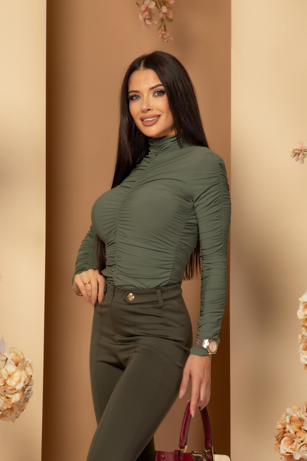 Autumn Breeze Μακρύ Κολάν - Green - Εικόνα 19