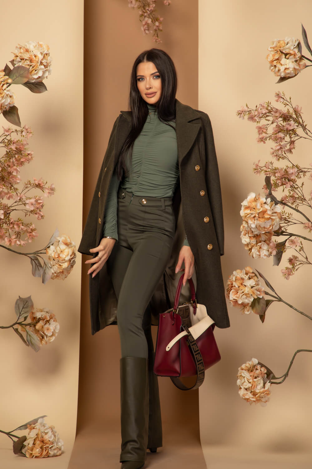 Autumn Breeze Μακρύ Κολάν - Green - Εικόνα 23