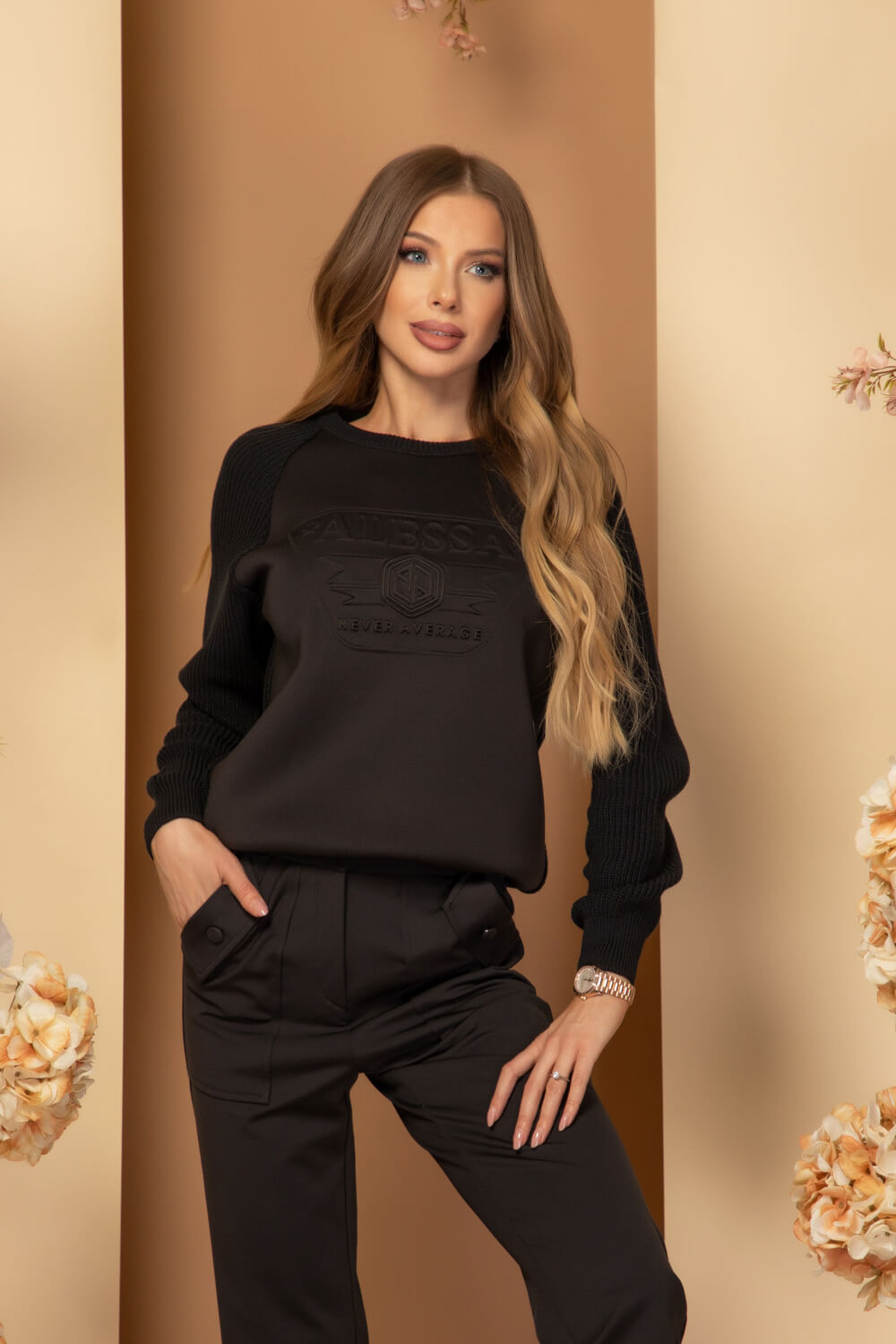 Bold Babe Αθλητική Μπλούζα - Black - Εικόνα 8
