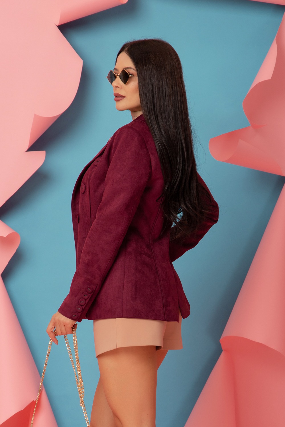 Barbie life doll Μπλέιζερ - Μπορντό - Εικόνα 9