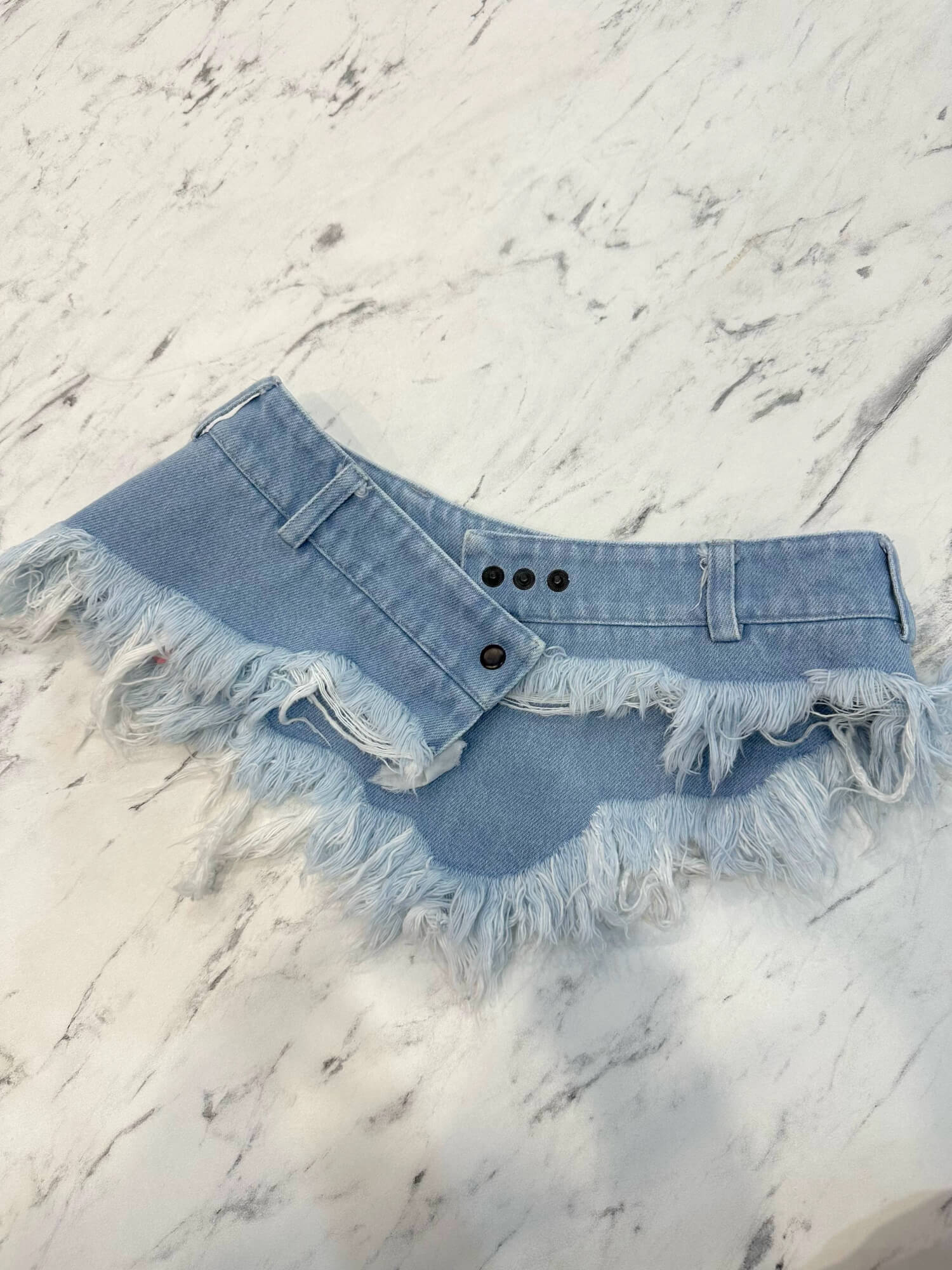 Fierce Femininity Αξεσουάρ Από Ντένιμ - Light Blue - Εικόνα 5