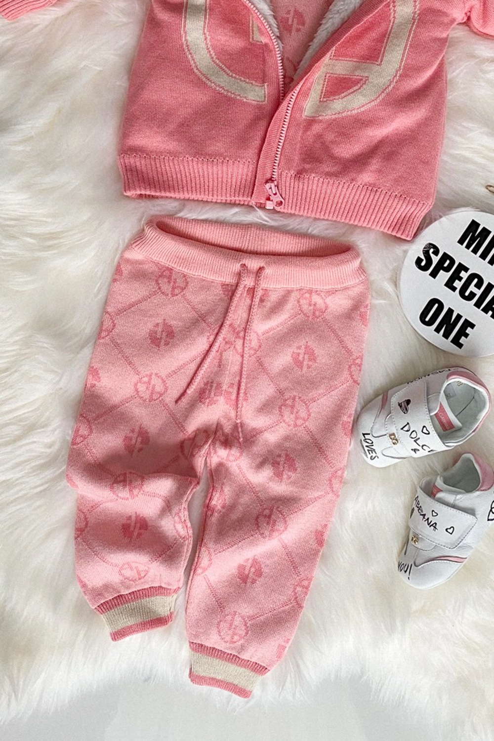 Alessa mini Religion πλεκτό παντελόνι - pink - Εικόνα 16