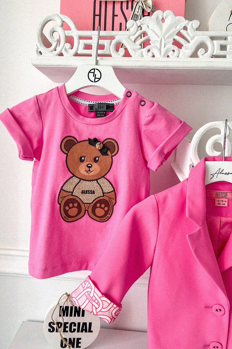Alessa Bear Mini T-Shirt - Pink - Εικόνα 11