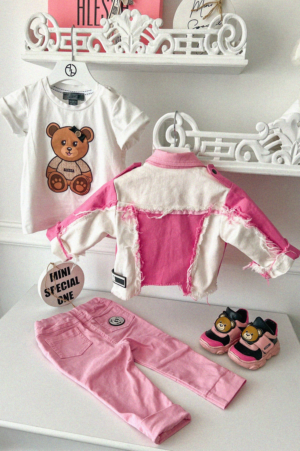 Alessa Bear Mini T-Shirt - Εκρού - Εικόνα 17