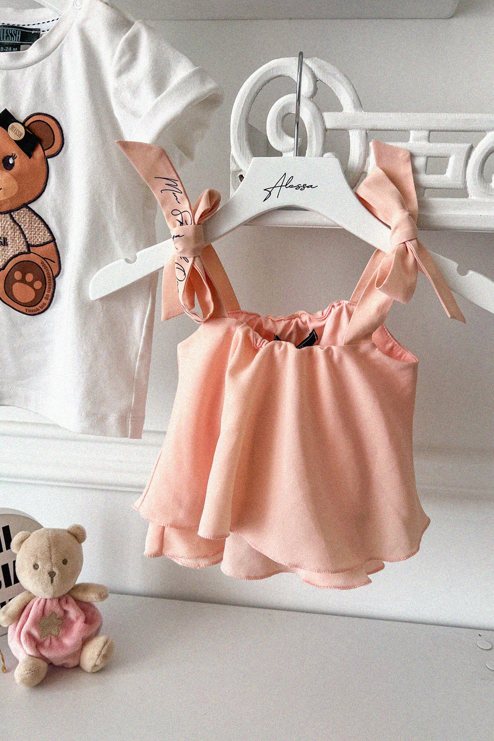 Piece of paradise mini τοπ - Light Pink - Εικόνα 6