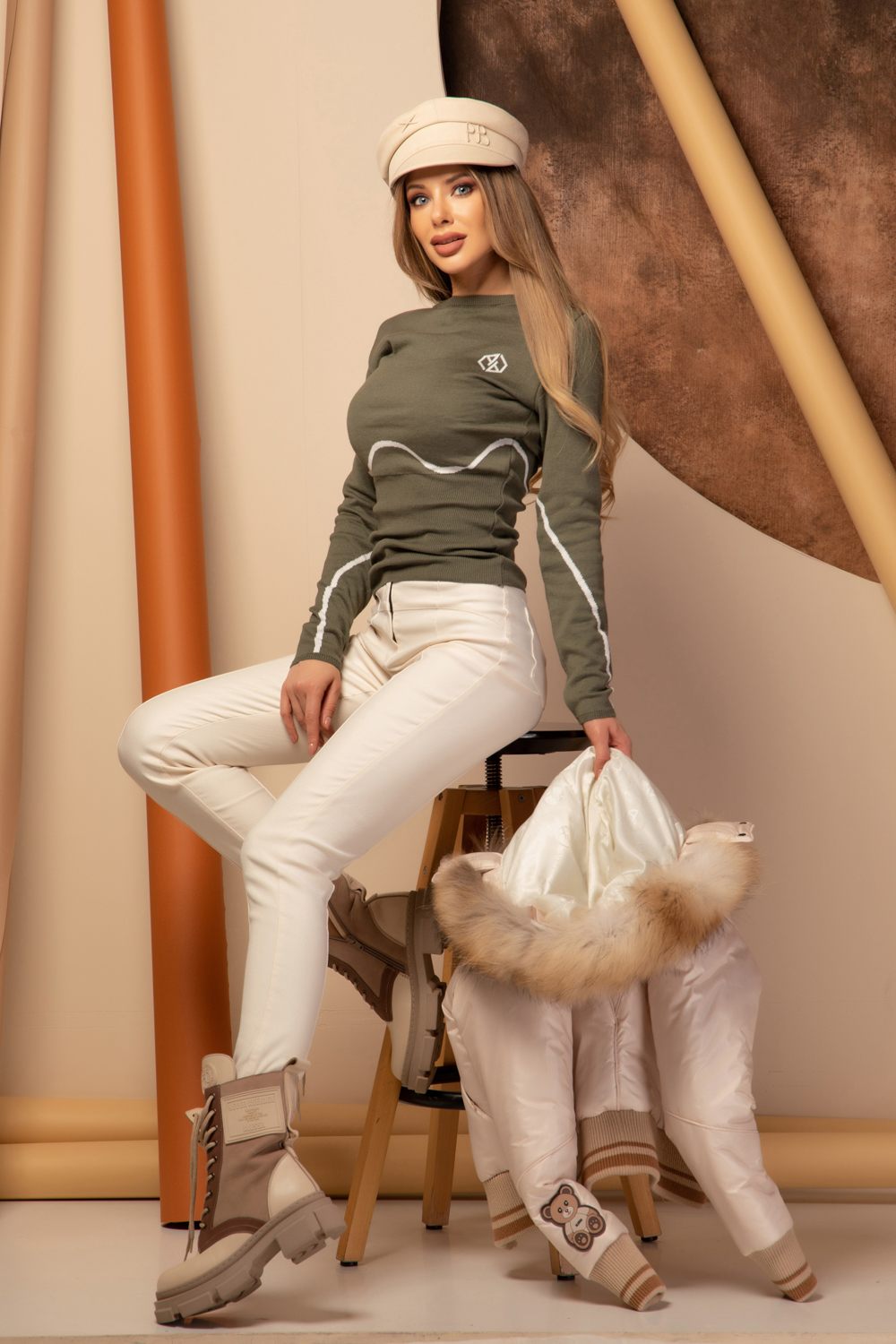Sweater Weather Πουλόβερ Πλεκτό - Military - Εικόνα 9