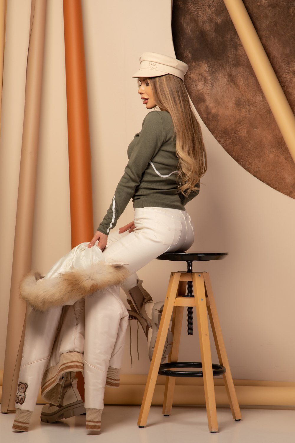 Sweater Weather Πουλόβερ Πλεκτό - Military - Εικόνα 11