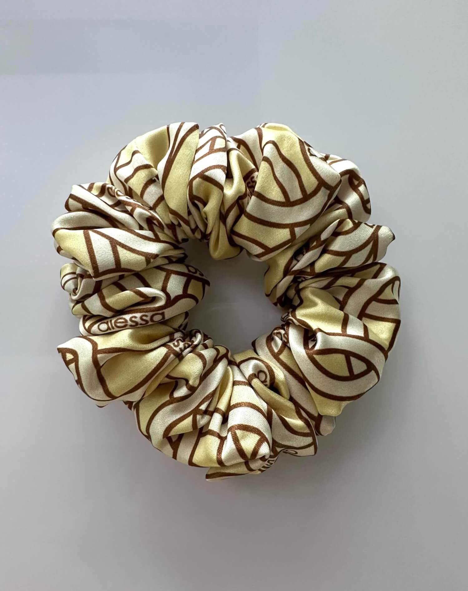 Over The Rainbow Scrunchie μικρό - Luxury Yellow - Εικόνα 10