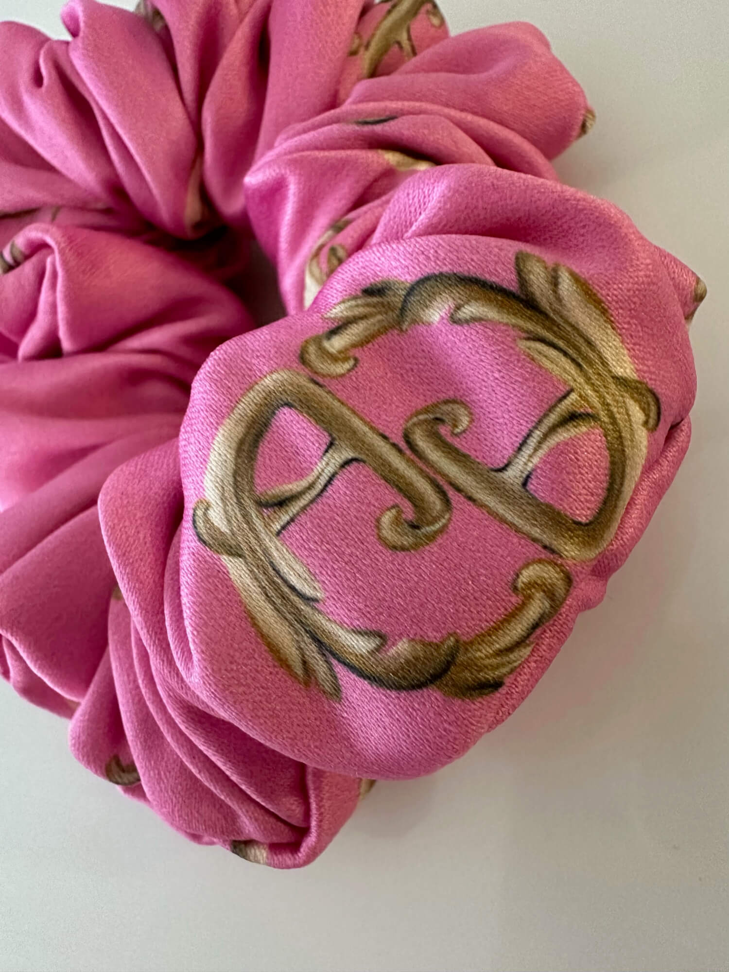 Alessa Rococo Scrunchie - Ροζ Μικρό - Εικόνα 8