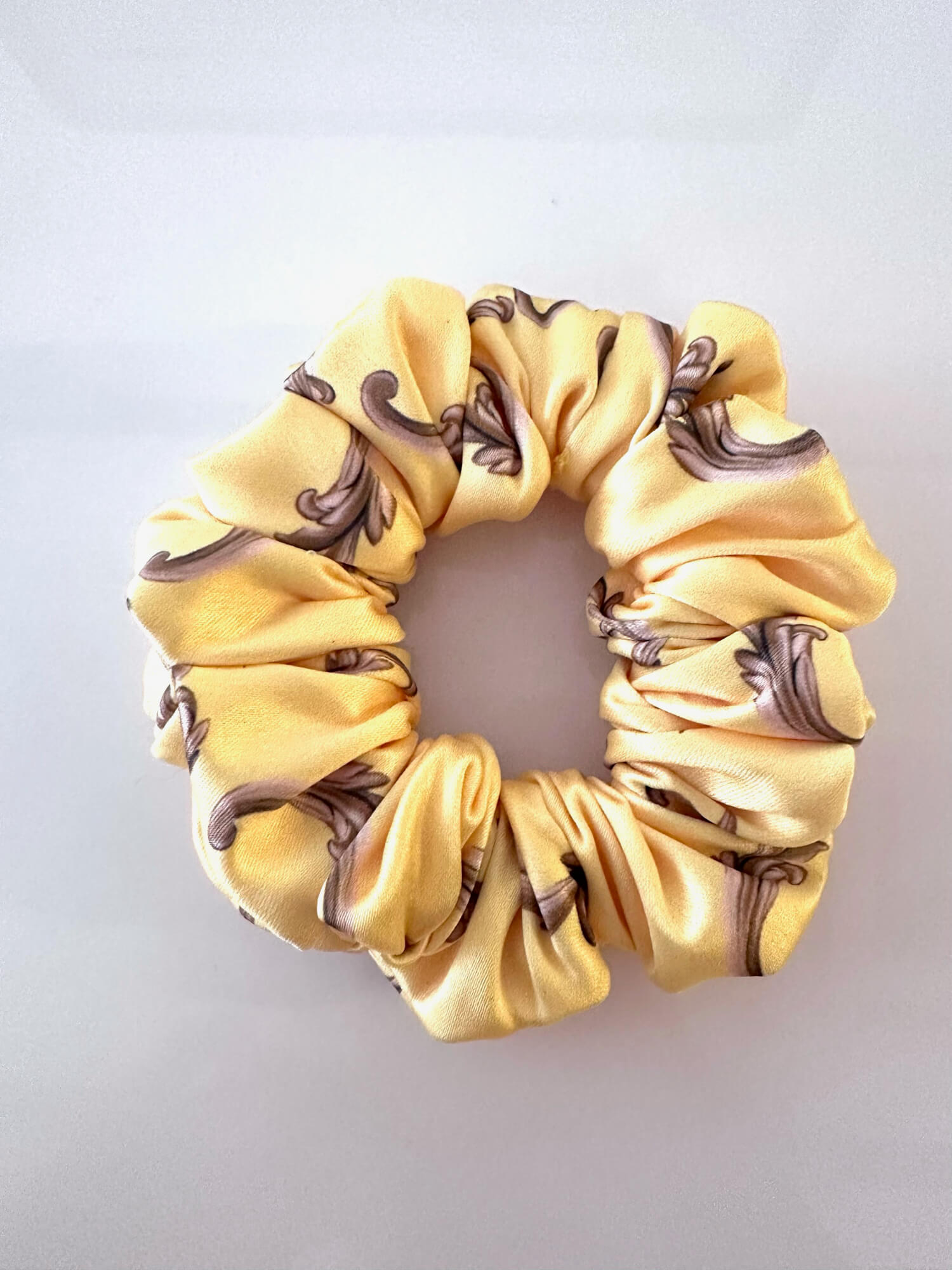 Alessa Rococo Scrunchie - Κίτρινο Μικρό - Εικόνα 12