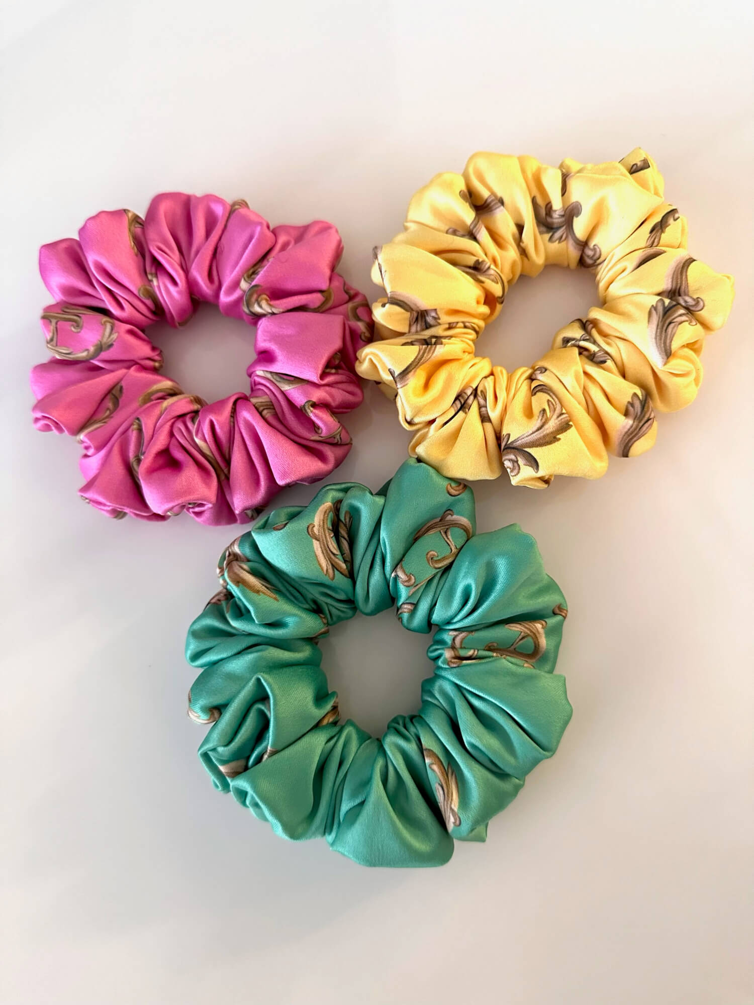 Alessa Rococo Scrunchie - Πράσινο Μικρό - Εικόνα 9