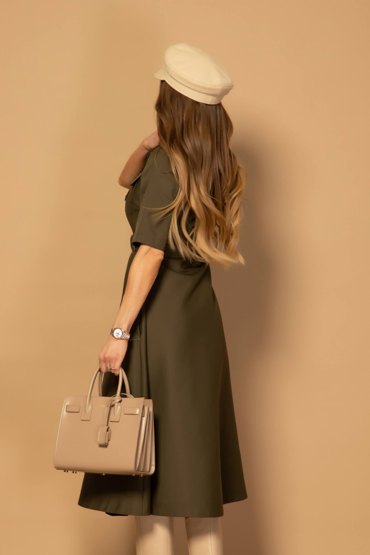 Elevated Essentials Φόρεμα-καμπαρντίνα - Military - Εικόνα 13