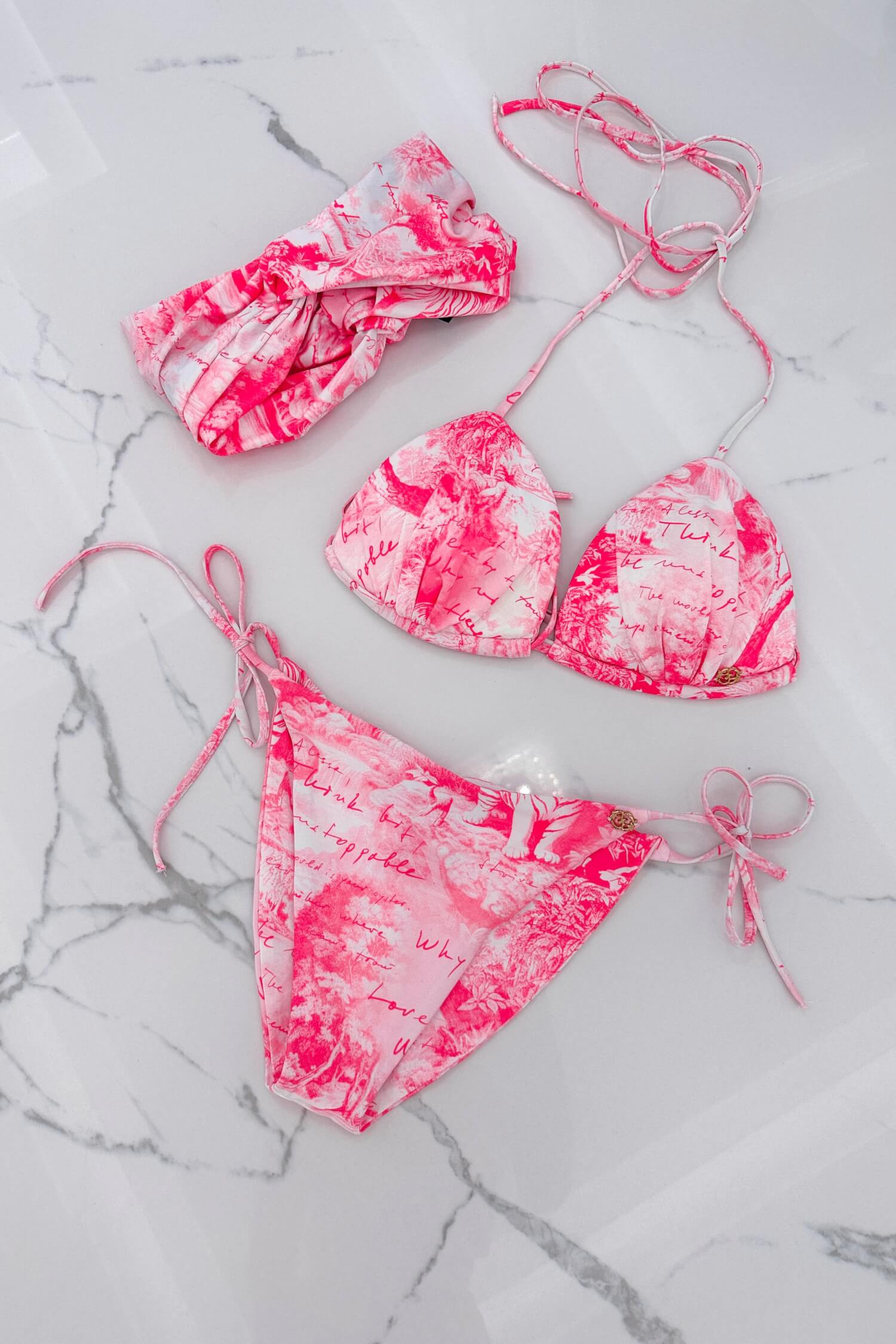 Trendsetter Icon Μαγιό Τοπ Τριγωνικό - pink - Εικόνα 2