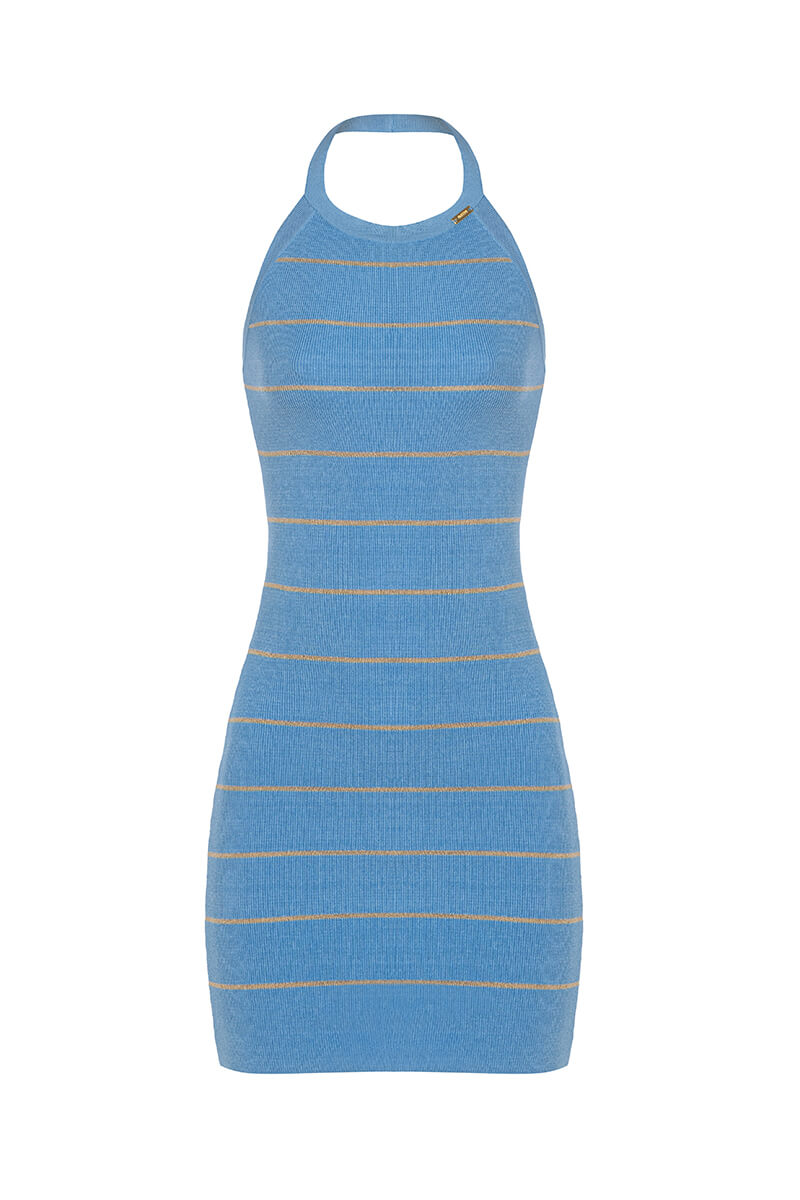 Always Level Up Bodycon Φόρεμα - Blue - Εικόνα 10