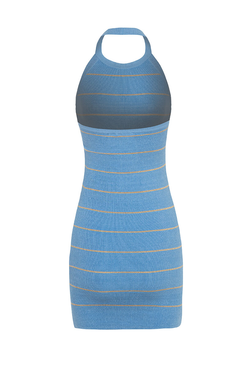 Always Level Up Bodycon Φόρεμα - Blue - Εικόνα 15