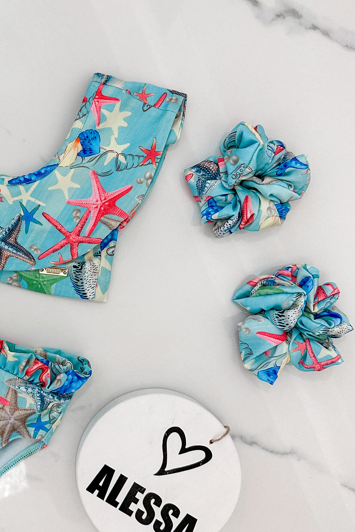 Treasure Island Mini Scrunchie - 2 τεμάχια - Εικόνα 7