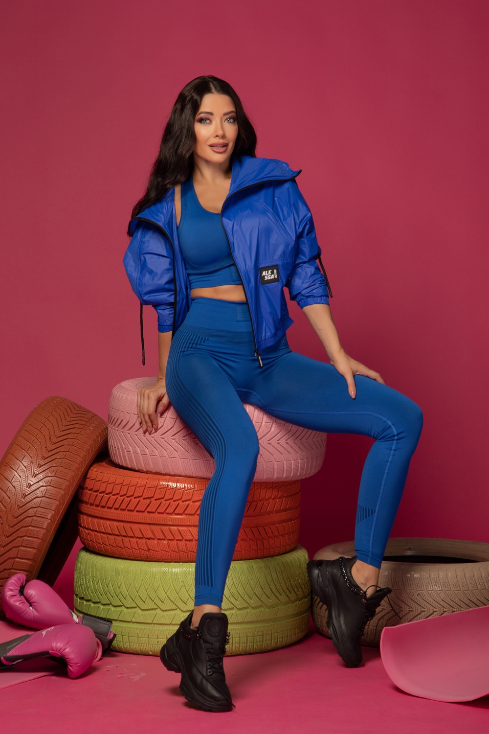 Perfect Shape Κολάν Χωρίς Ραφές - Royal Blue - Εικόνα 19