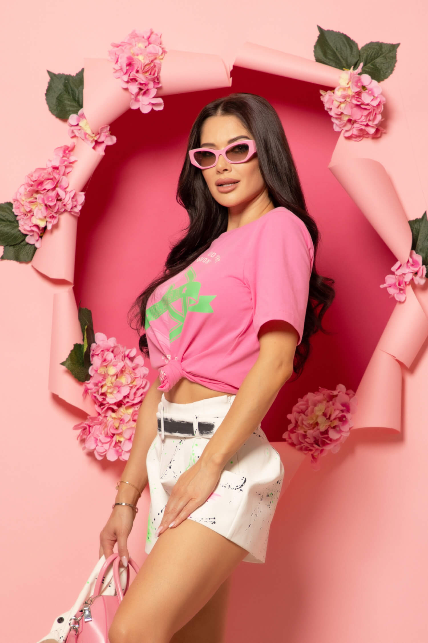 Summer Magic T-Shirt Από Βαμβάκι - Pink - Εικόνα 10