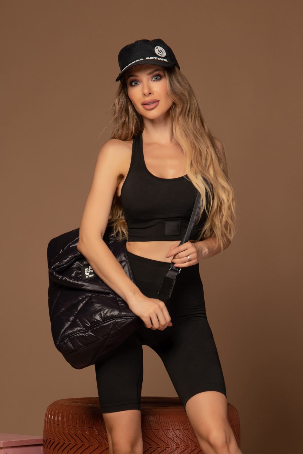Perfect Shape Κροπ-Τοπ Χωρίς Ραφές - Black - Εικόνα 14