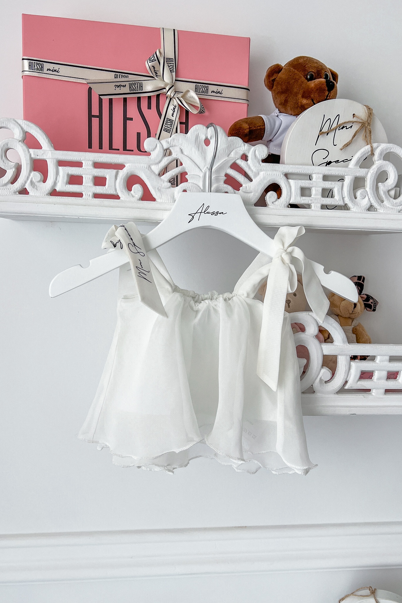 Piece of paradise mini ruffles τοπ - εκρού - Εικόνα 6