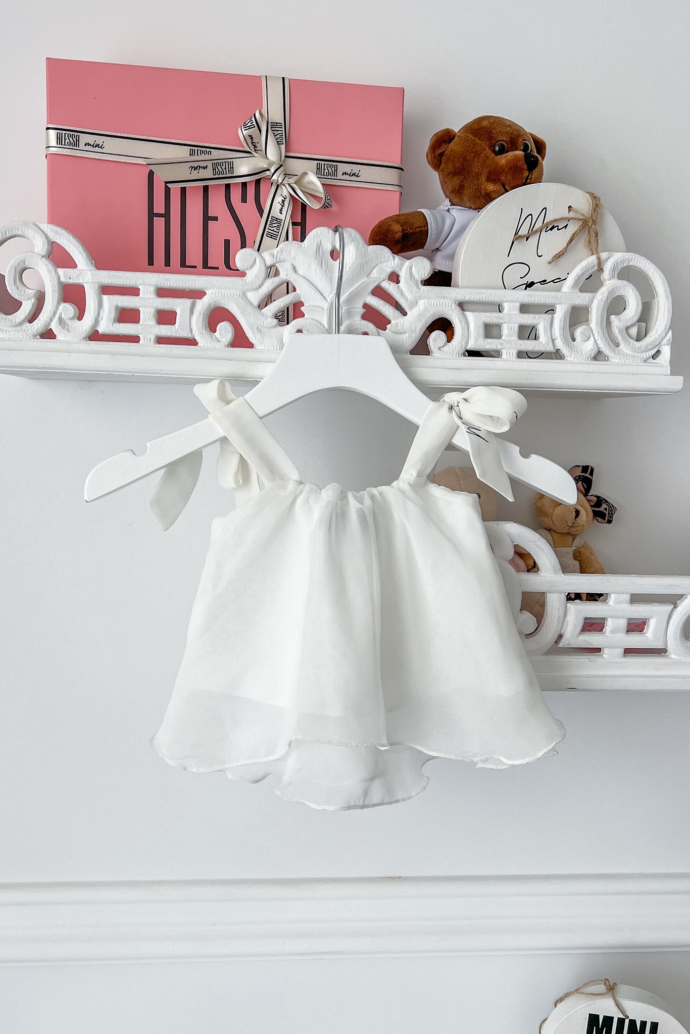 Piece of paradise mini ruffles τοπ - εκρού - Εικόνα 7