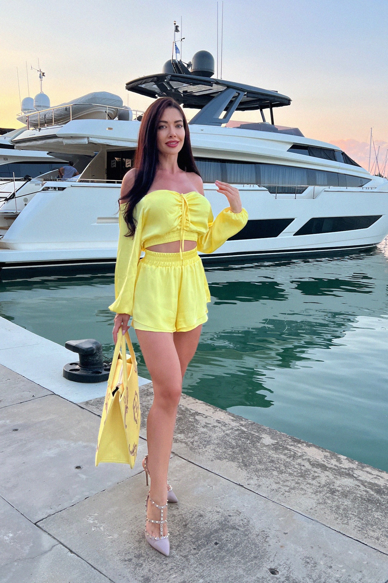 Lovelink Κροπ-Τοπ - Yellow - Εικόνα 11