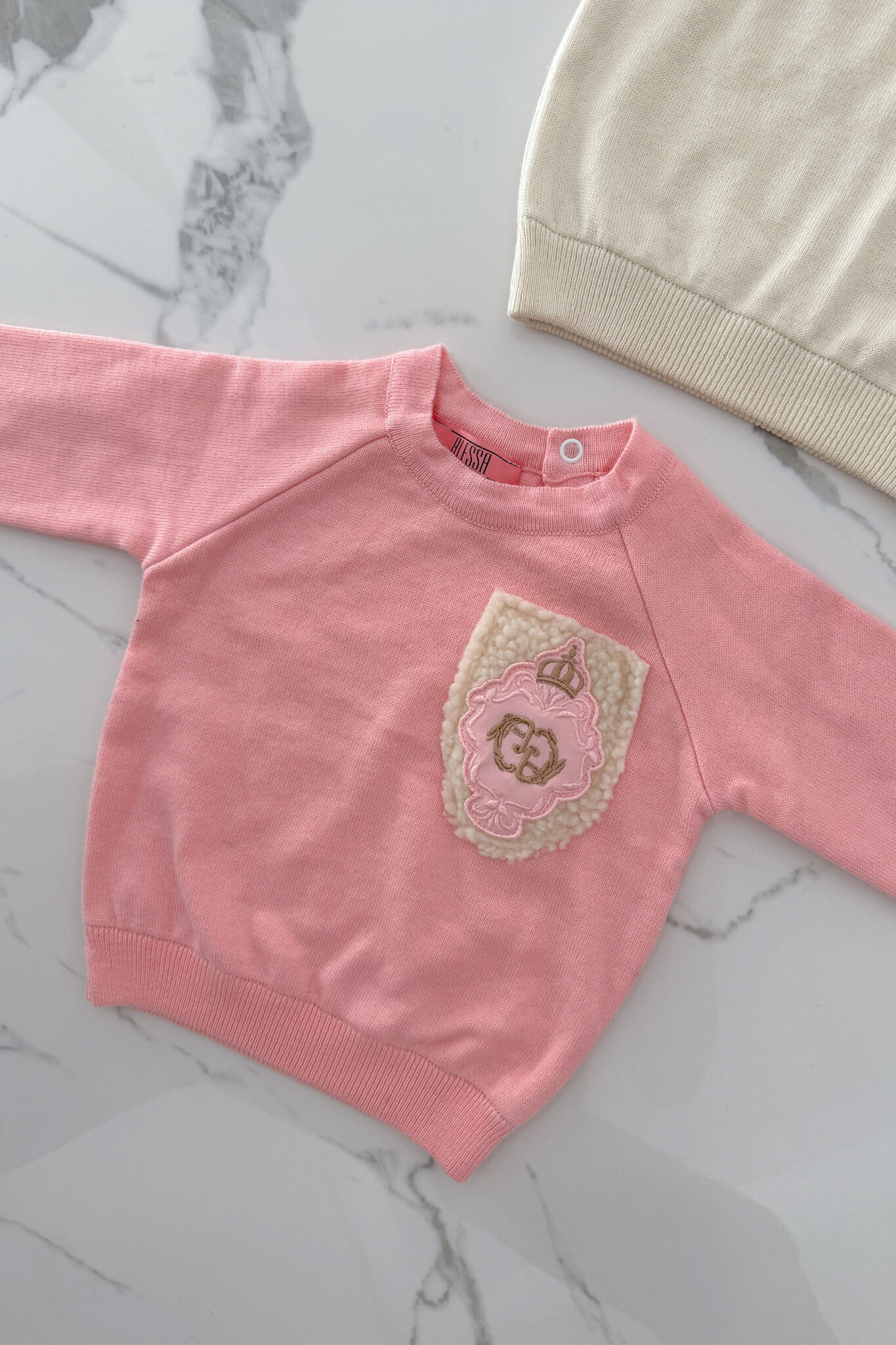 Luxury Classic Mini Πλεκτό Πουλόβερ - Pink - Εικόνα 8