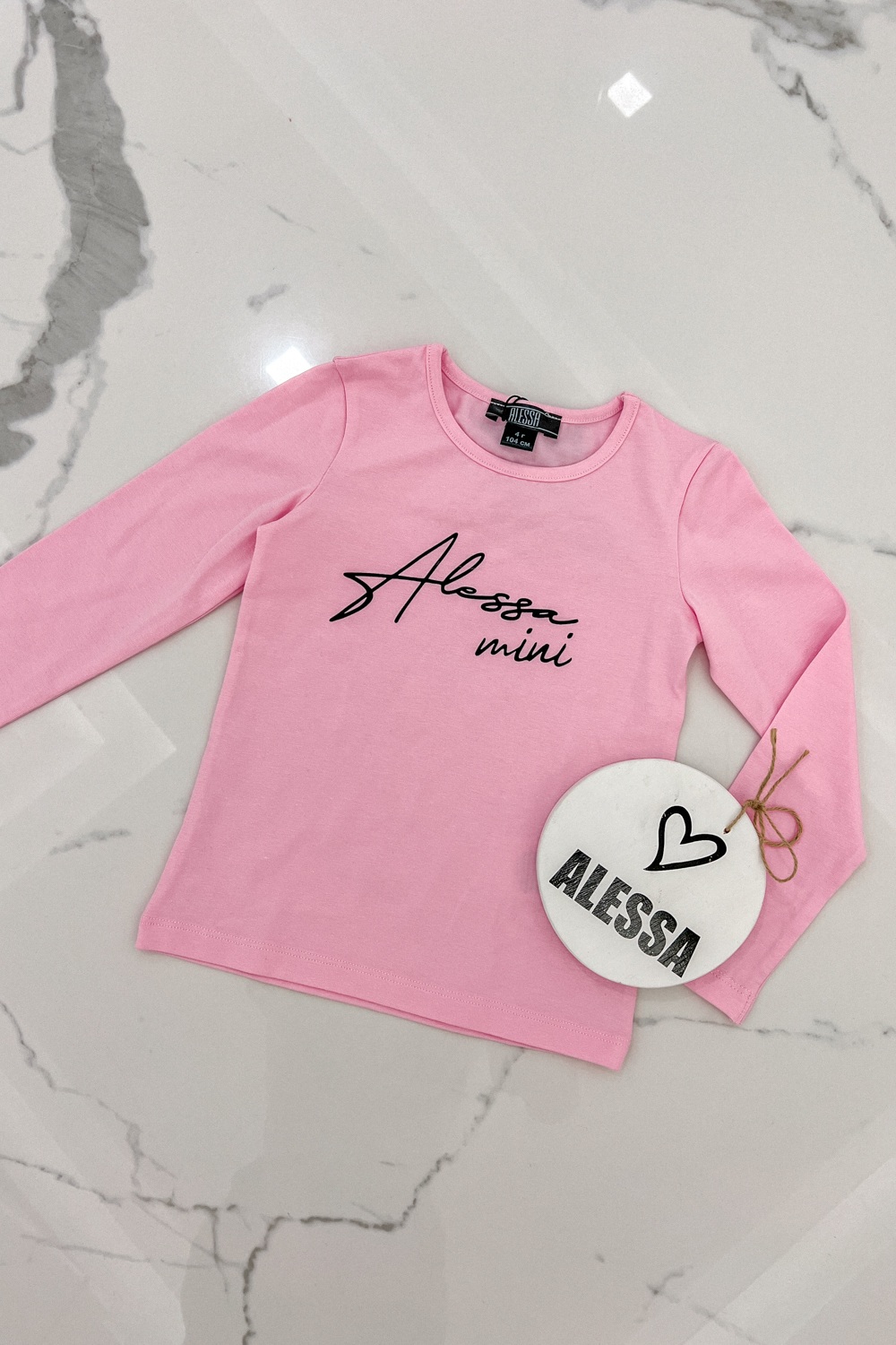Alessa mini μπλούζα με μακρύ μανίκι - pink - Εικόνα 6