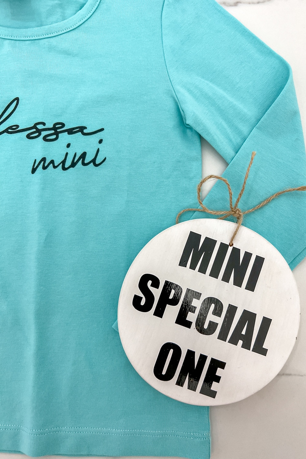 Alessa mini μπλούζα με μακρύ μανίκι - μέντα - Εικόνα 5