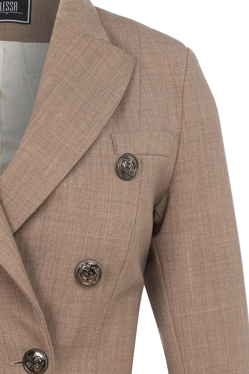 Make It Yours Μπλέιζερ - Light Brown - Εικόνα 18