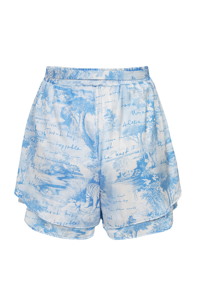 Trendsetter Icon Ruffles Κοντό Παντελόνι - Blue - Εικόνα 27