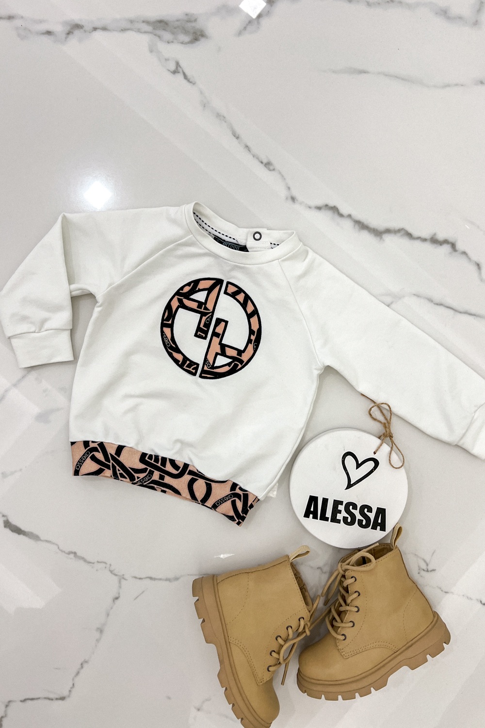 One more hug Alessa mini μπλούζα - Εκρού - Εικόνα 13