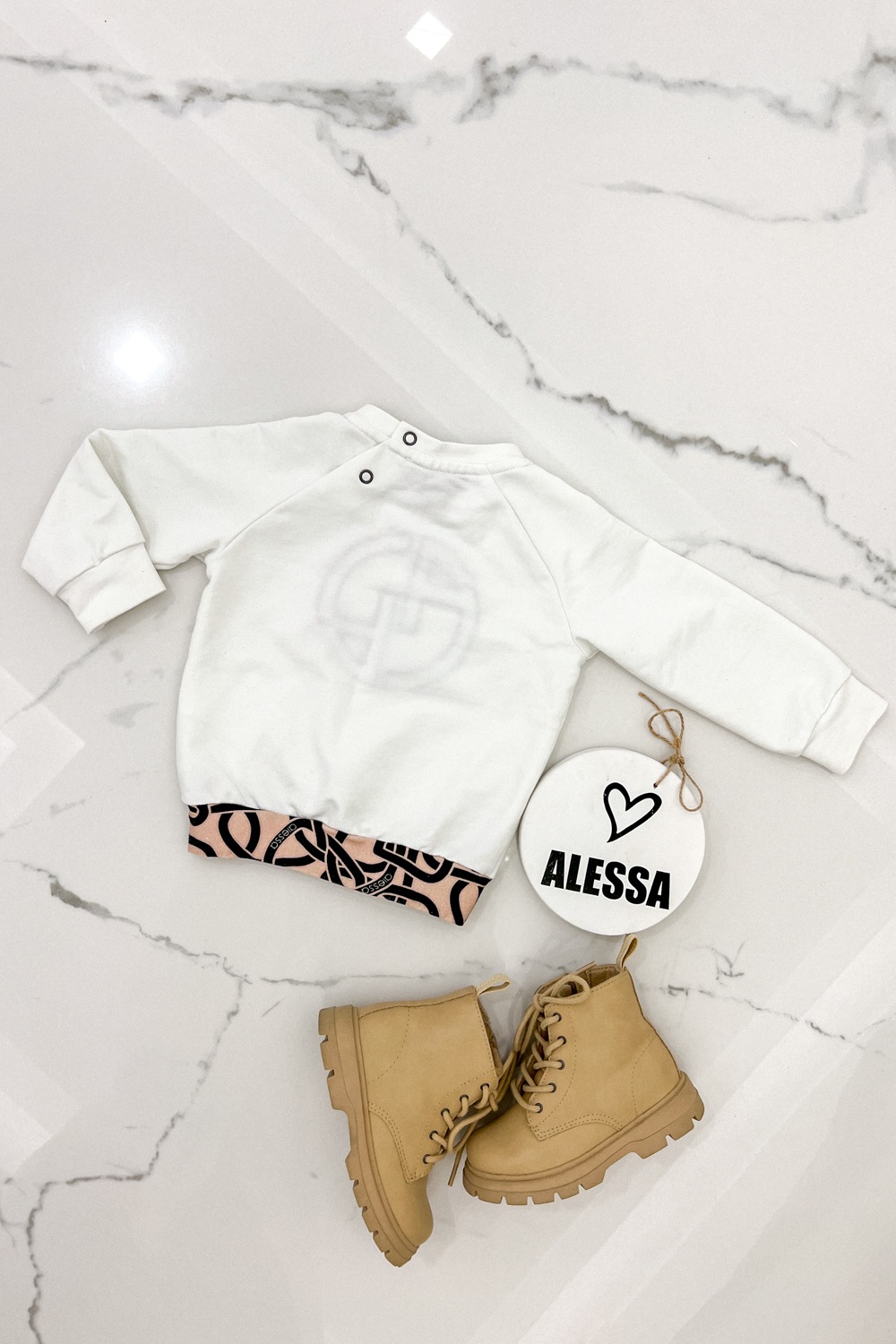 One more hug Alessa mini μπλούζα - Εκρού - Εικόνα 16