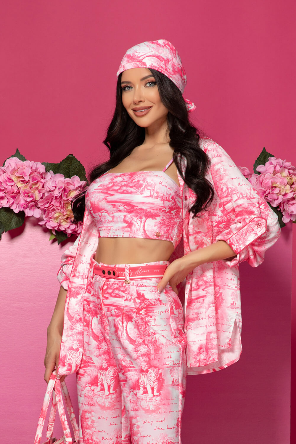 Trendsetter Icon Μακρύ  Παντελόνι - Pink - Εικόνα 17