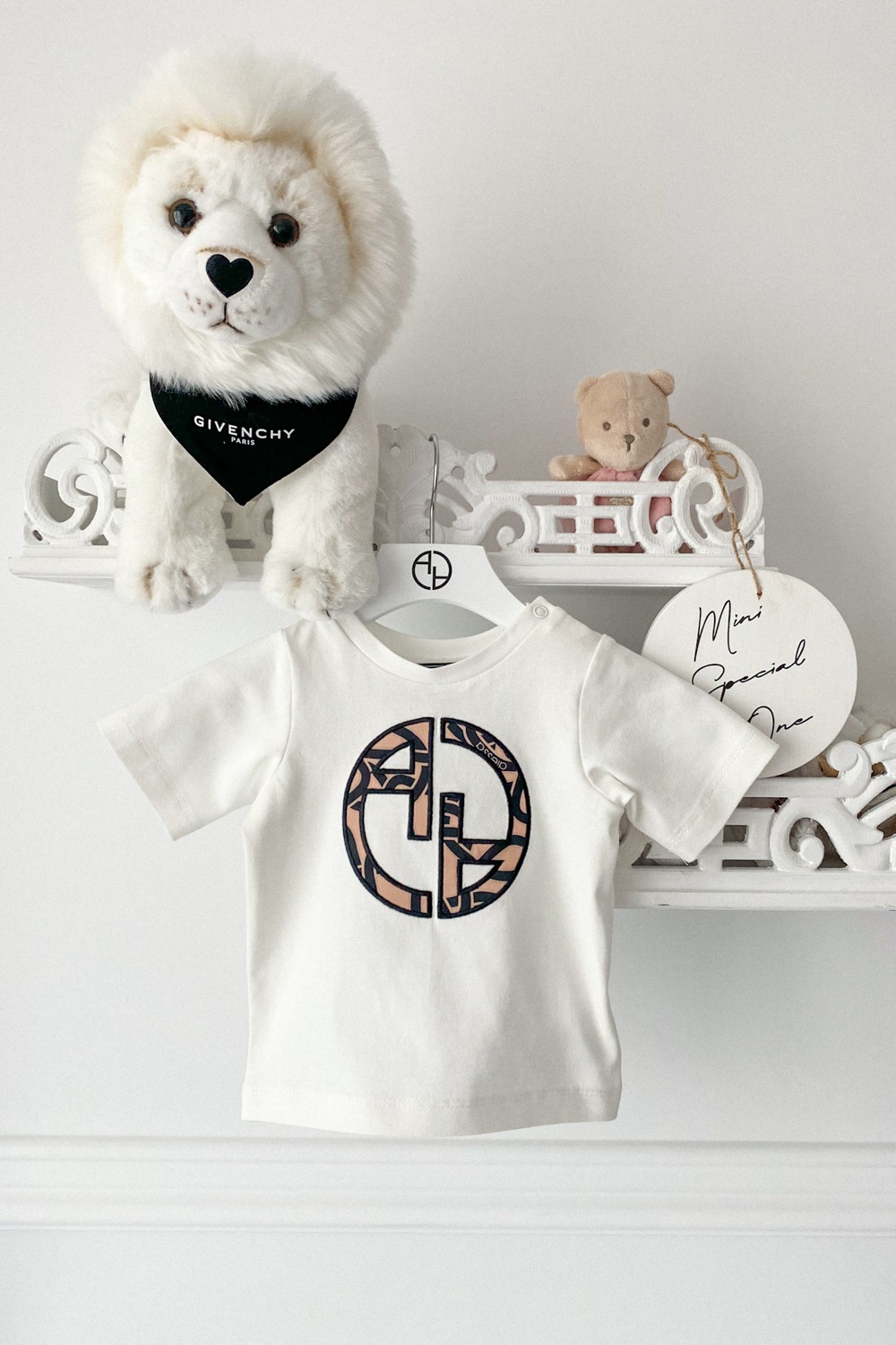 Alessa Luxury Logo mini T-Shirt - Εκρού - Εικόνα 17