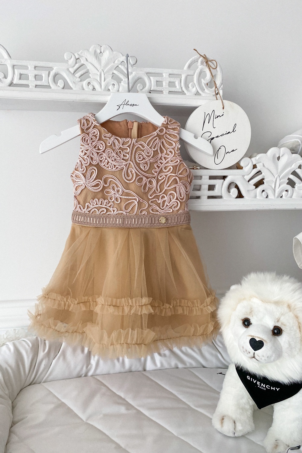 High Class Alessa mini Φόρεμα Από Δαντέλα - Nude - Εικόνα 10