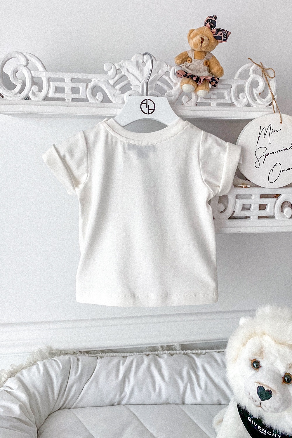 Alessa Luxury Logo mini T-Shirt - Εκρού - Εικόνα 18