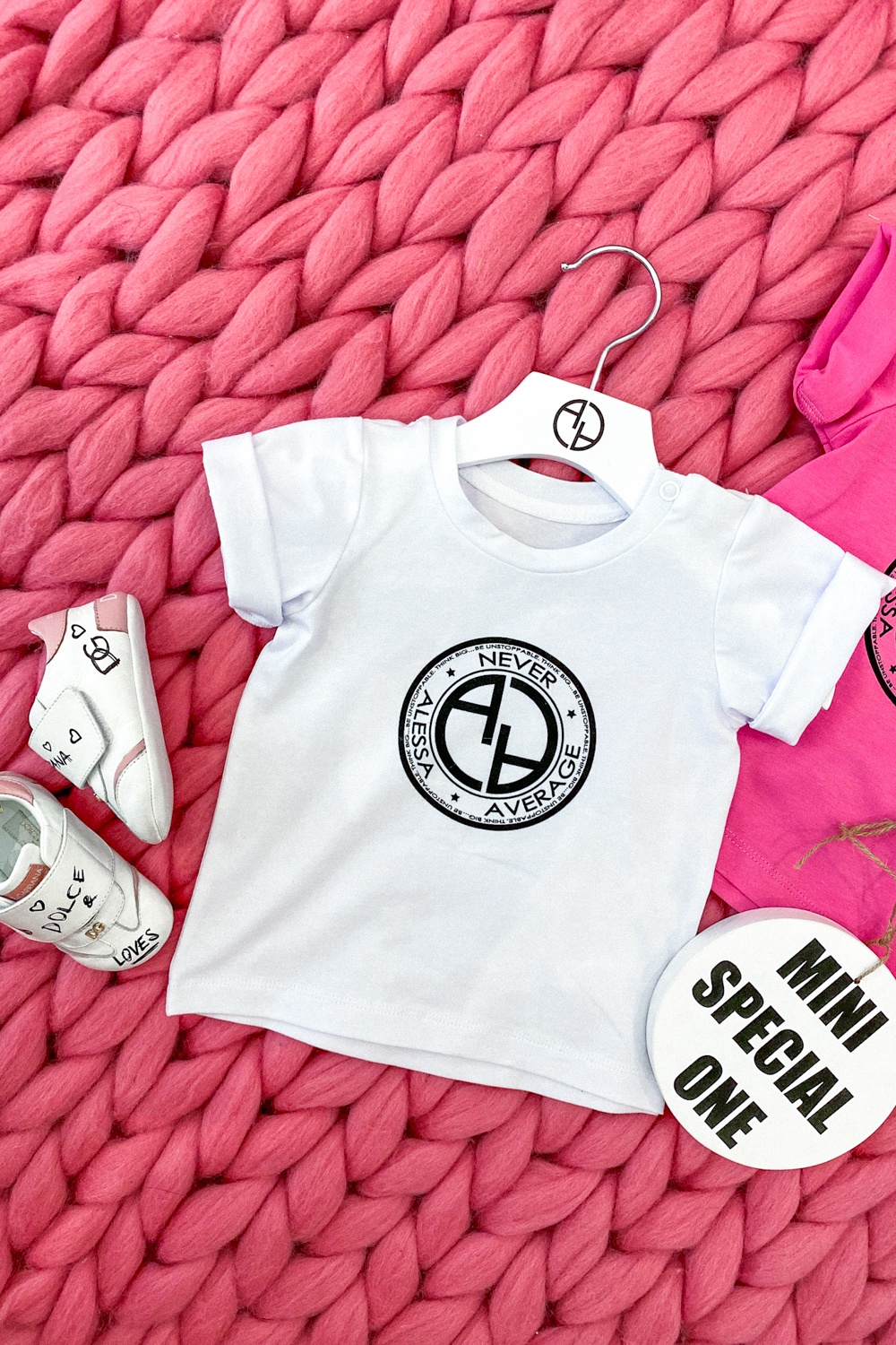 Always invited mini t-shirt με λογότυπο -  λευκό - Εικόνα 6